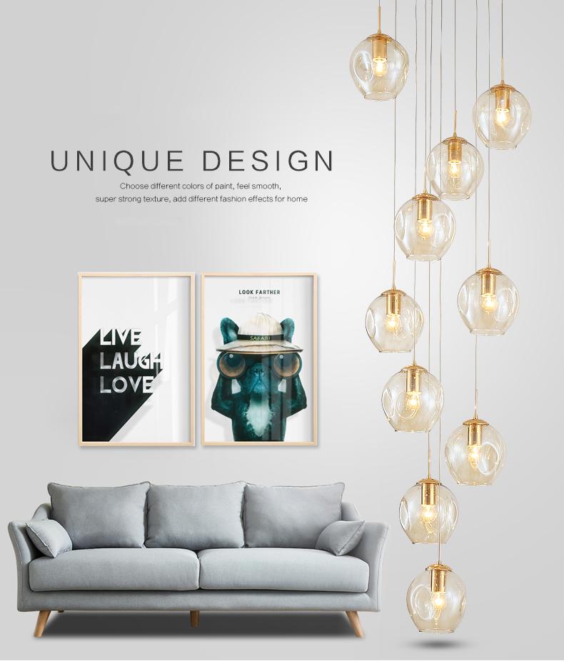 Blown Glass Chandelier