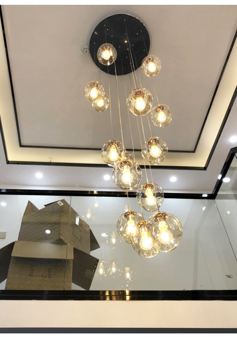 Blown Glass Chandelier