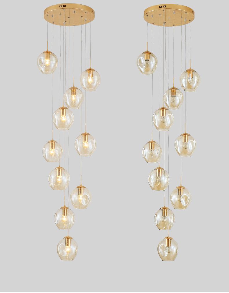 Blown Glass Chandelier