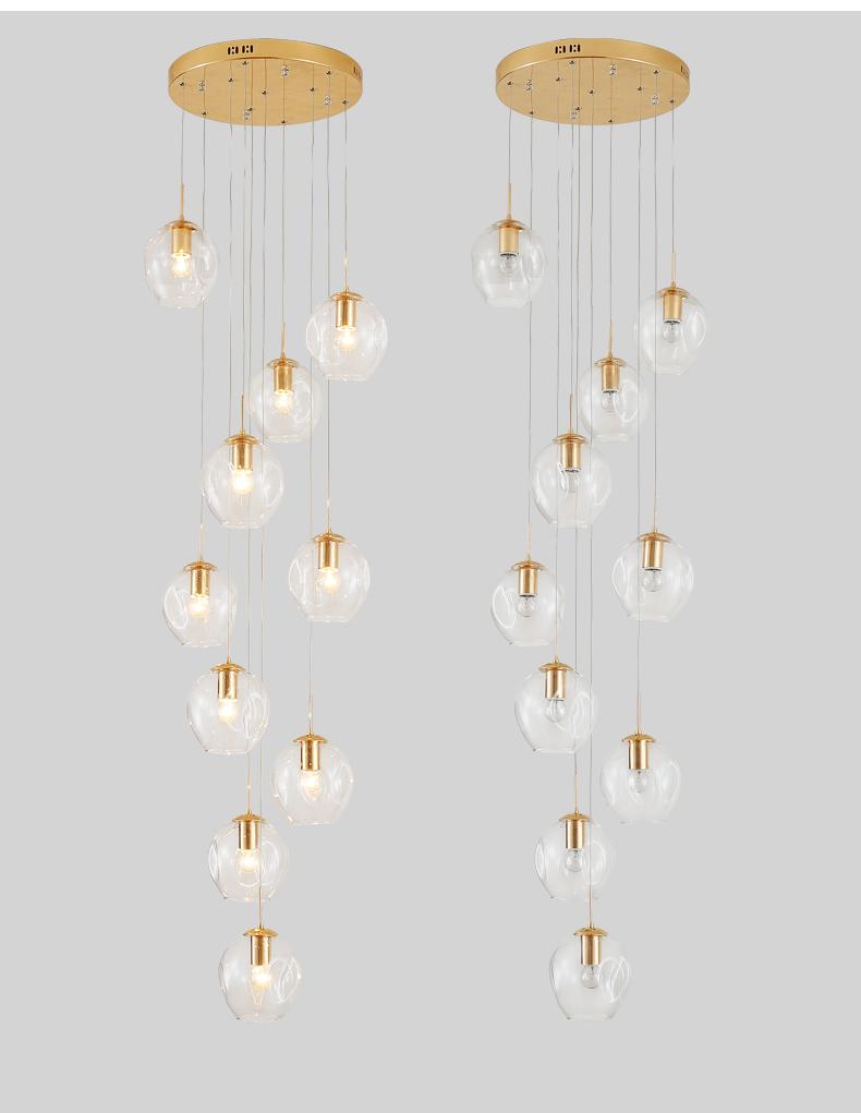 Blown Glass Chandelier