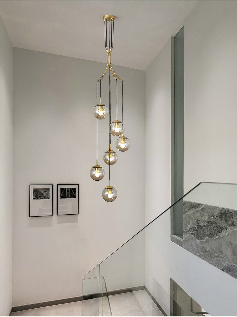Glass Ball Pendant Light