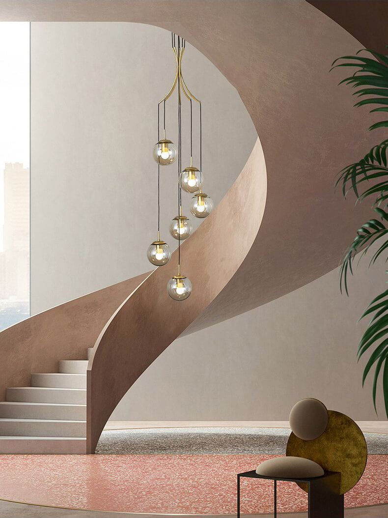 Glass Ball Pendant Light