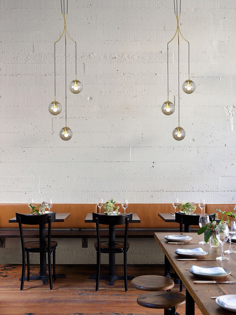 Glass Ball Pendant Light
