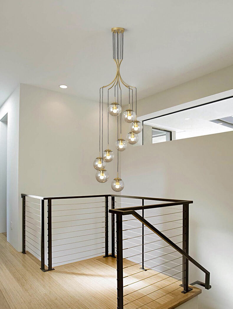 Glass Ball Pendant Light