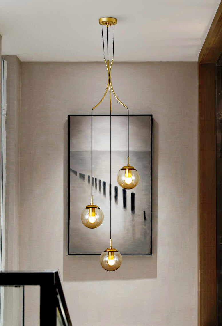 Glass Ball Pendant Light