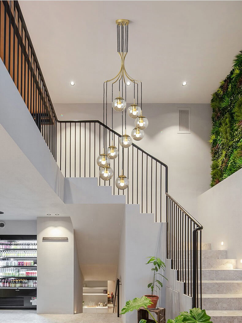 Glass Ball Pendant Light