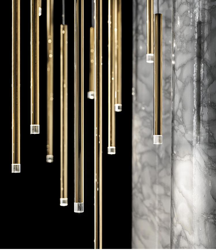 Cluster Tube Pendant Lights
