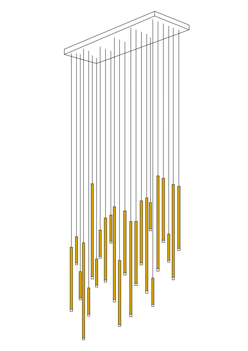 Cluster Tube Pendant Lights