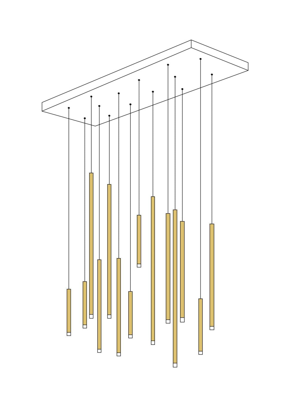 Cluster Tube Pendant Lights