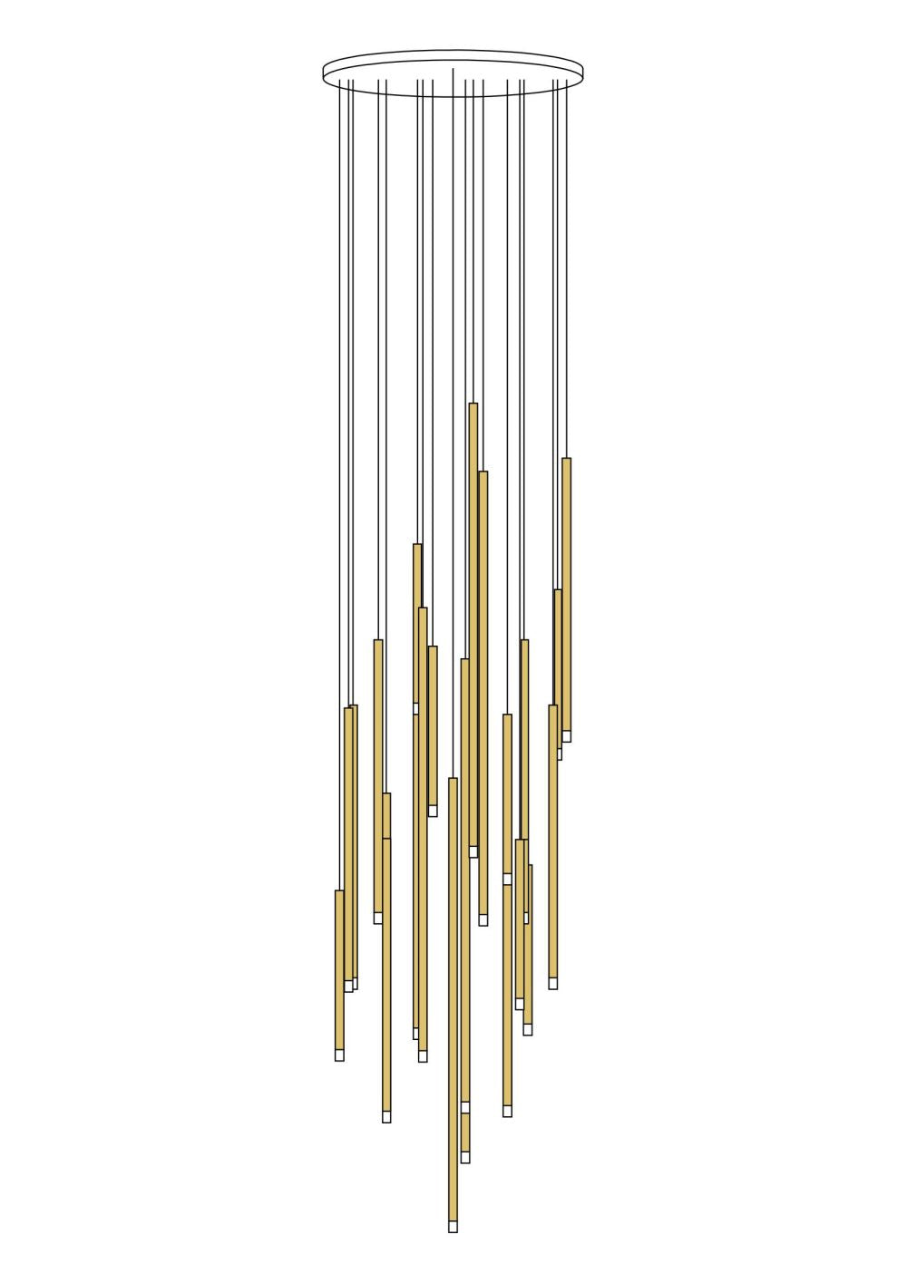 Cluster Tube Pendant Lights