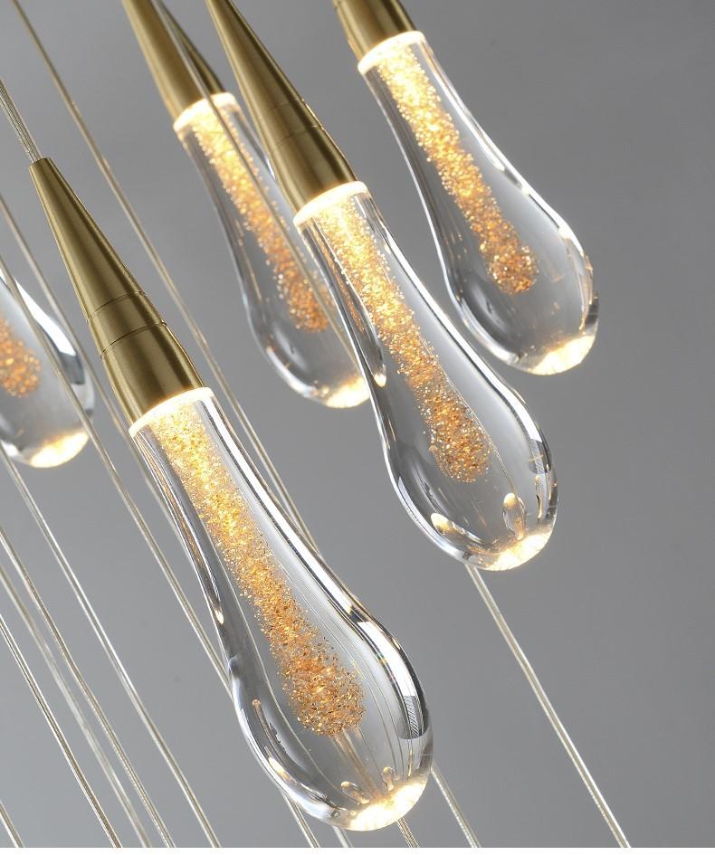 Crystal Raindrop Multi Pendants
