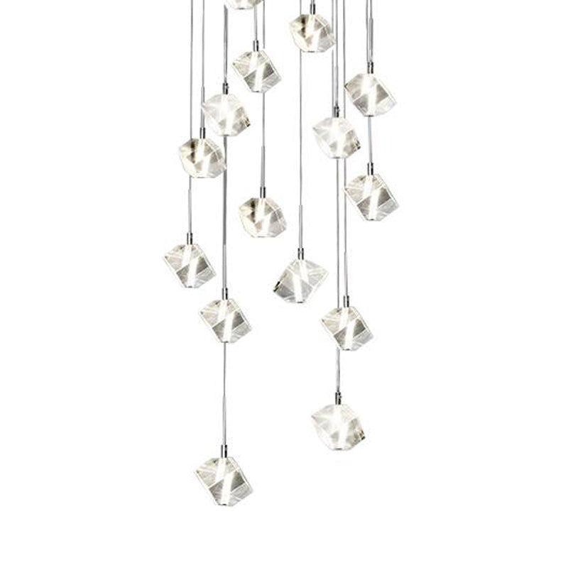 Cube Crystal Chandelier