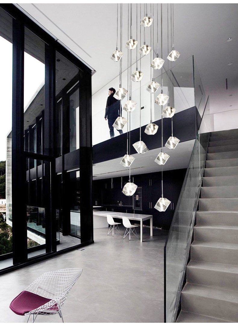 Cube Crystal Chandelier