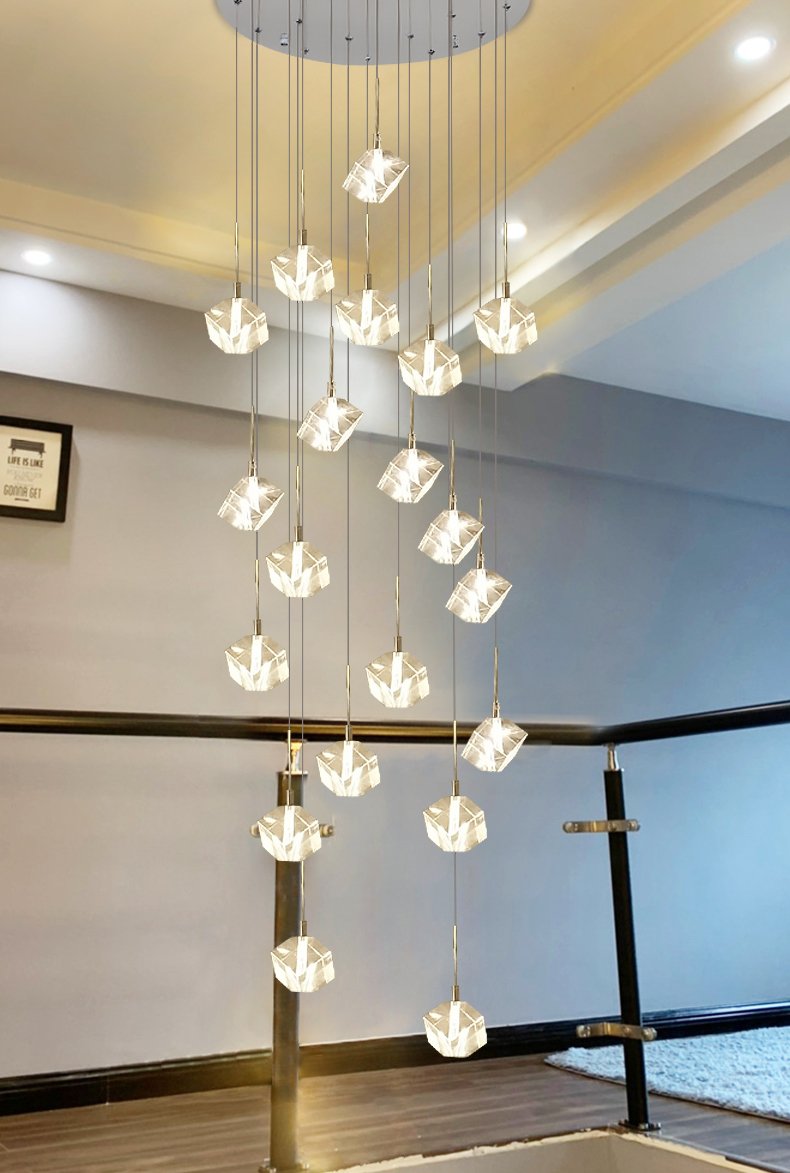 Cube Crystal Chandelier
