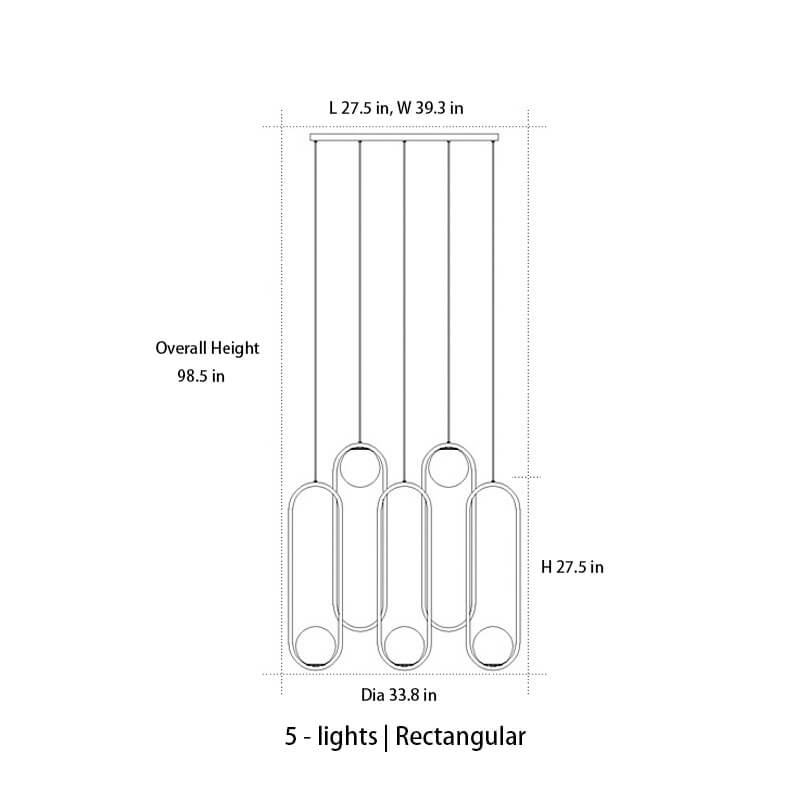 Loretta Minimalist Chandelier