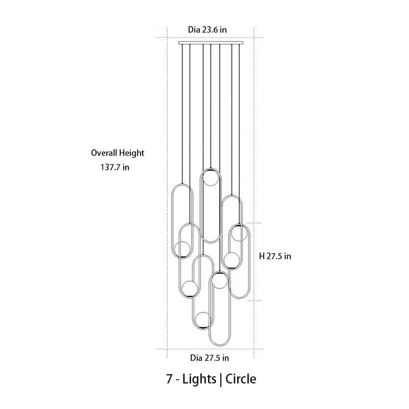 Loretta Minimalist Chandelier