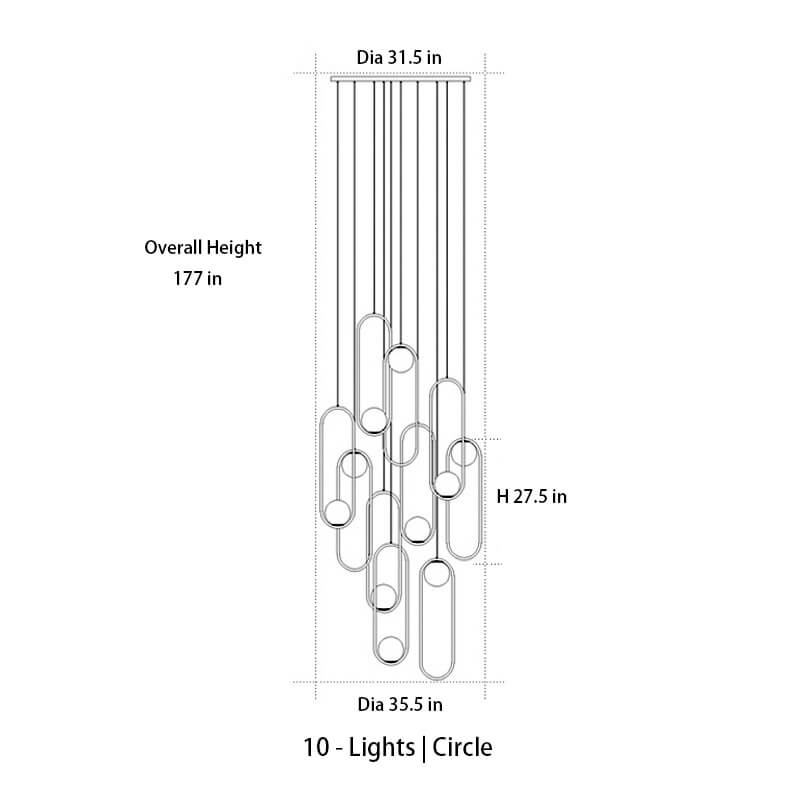 Loretta Minimalist Chandelier