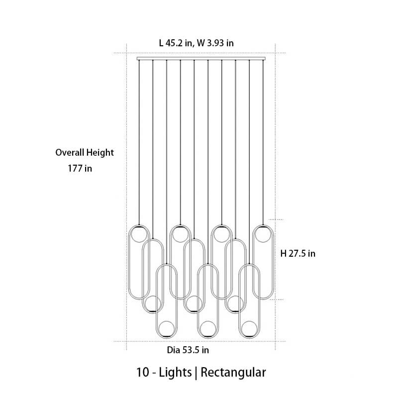 Loretta Minimalist Chandelier