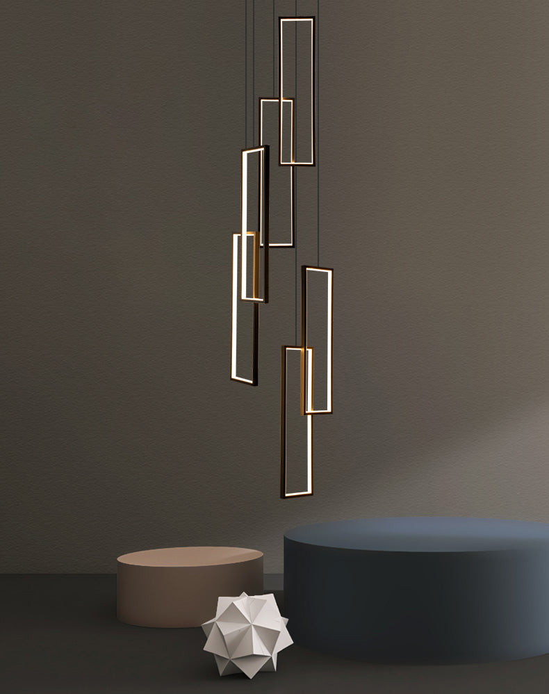 Minimalist Rectangular Pendant Light