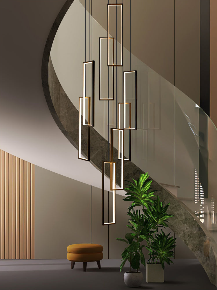 Minimalist Rectangular Pendant Light