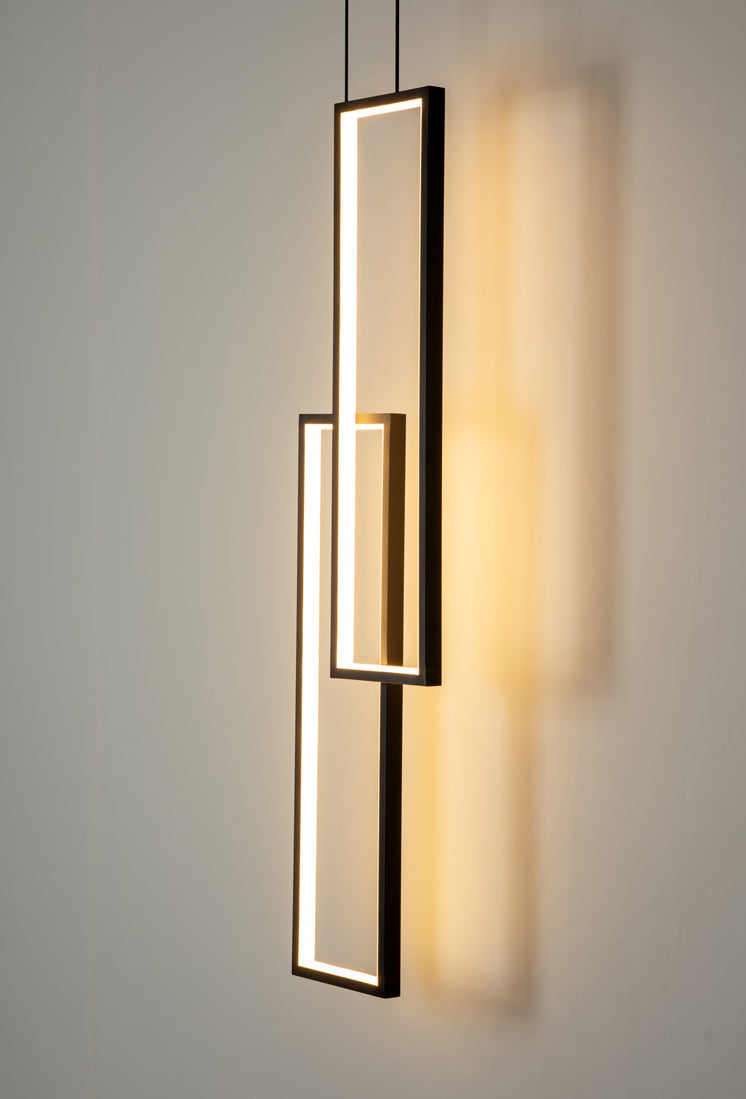 Minimalist Rectangular Pendant Light