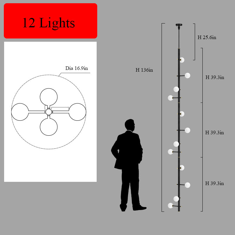 Multi-Lights Shade Chandelier