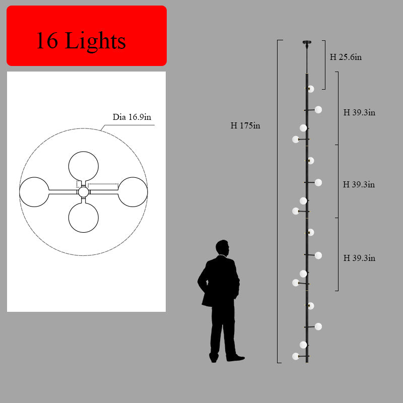 Multi-Lights Shade Chandelier