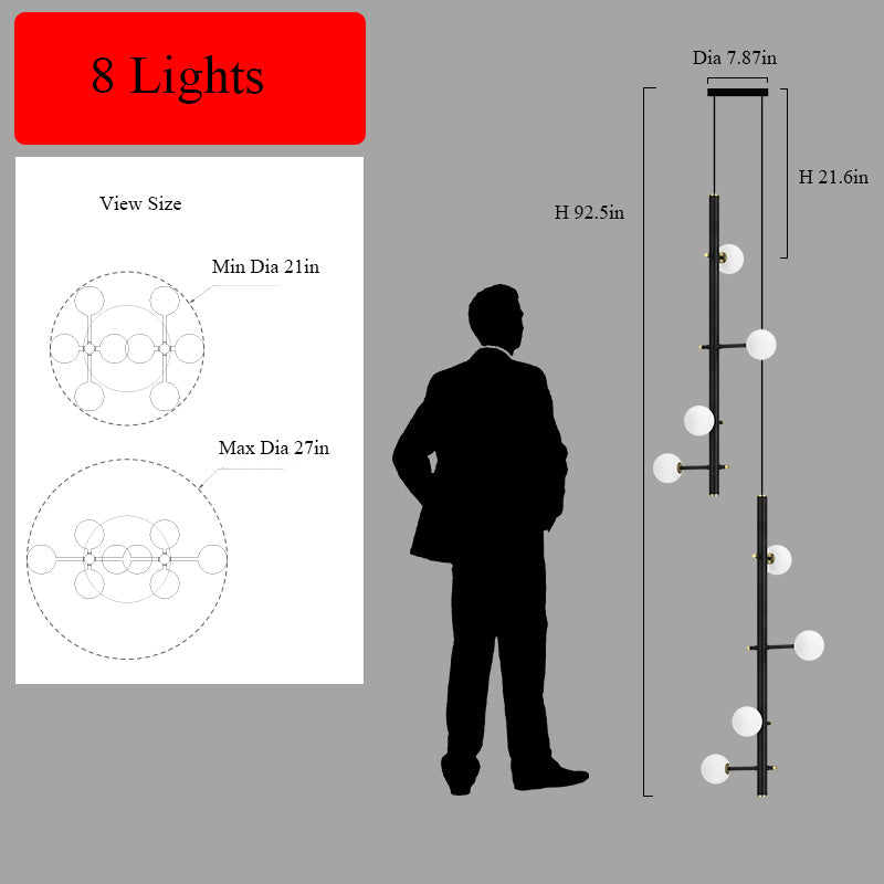 Multi-Lights Shade Chandelier