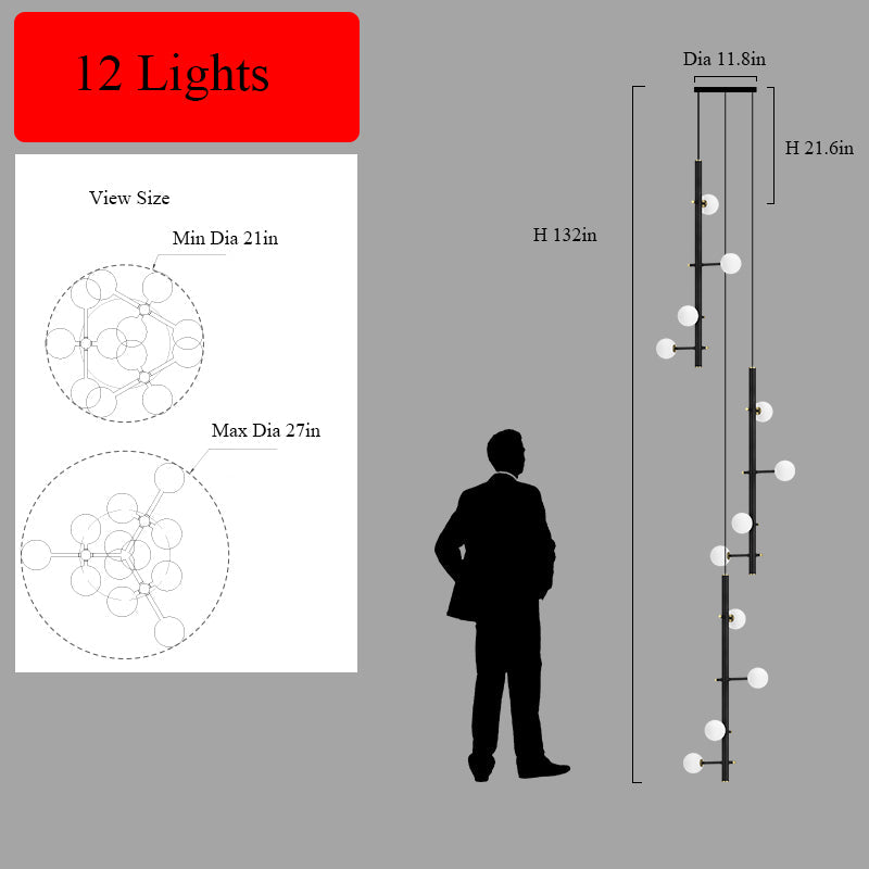 Multi-Lights Shade Chandelier