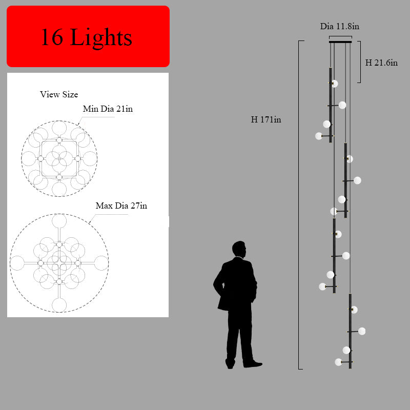 Multi-Lights Shade Chandelier