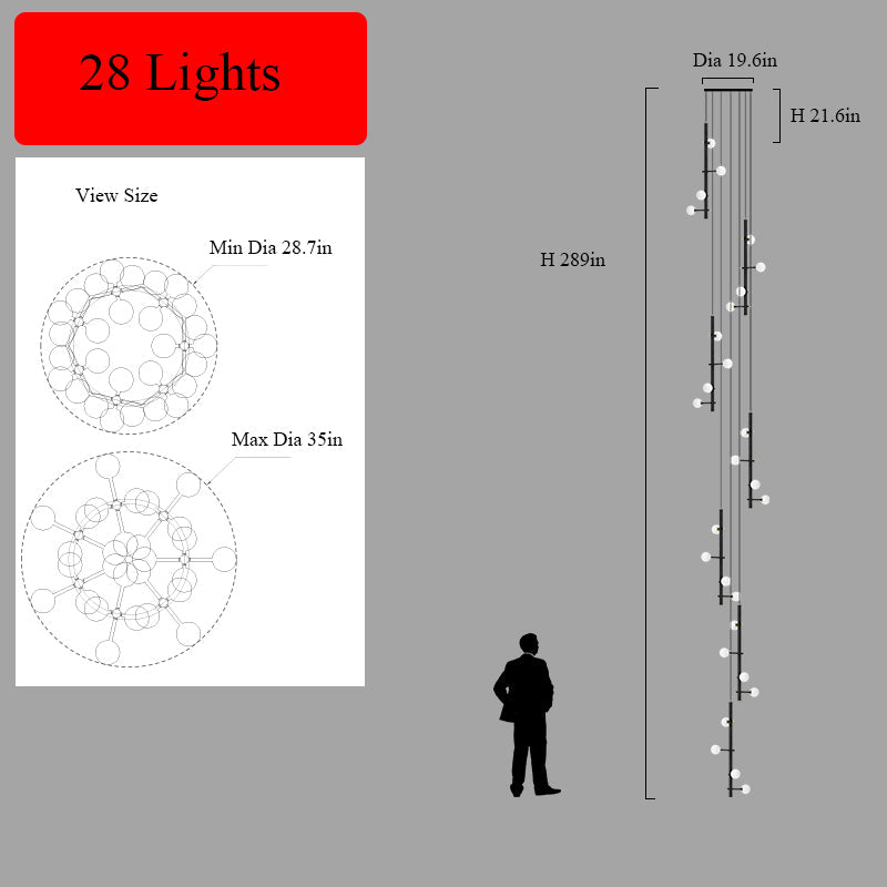 Multi-Lights Shade Chandelier