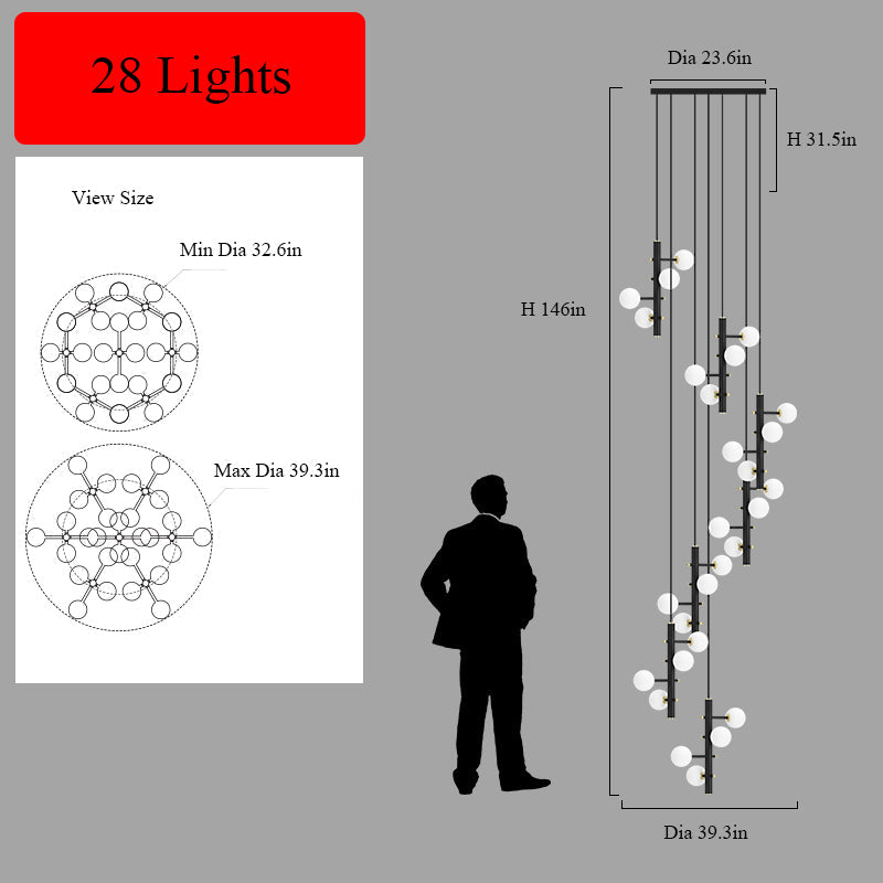 Multi-Lights Shade Chandelier