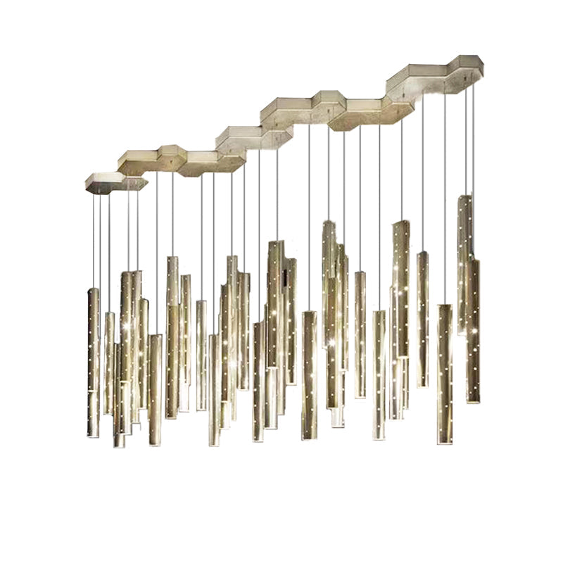 Raindrop Cylindrical Chandelier