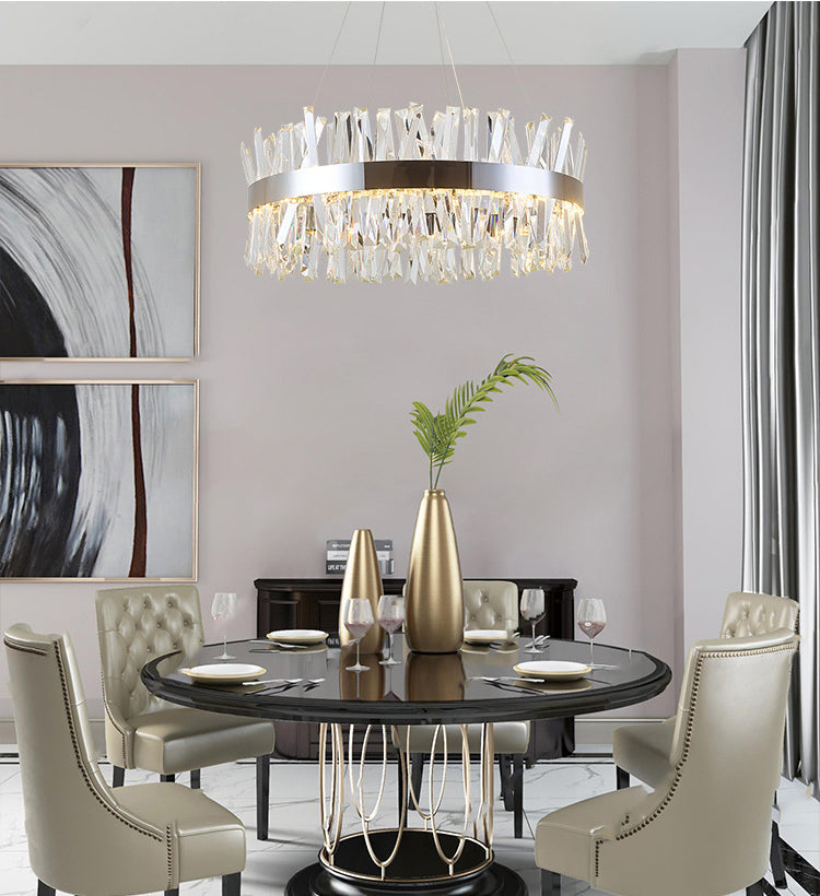 Round Crystal Chandelier