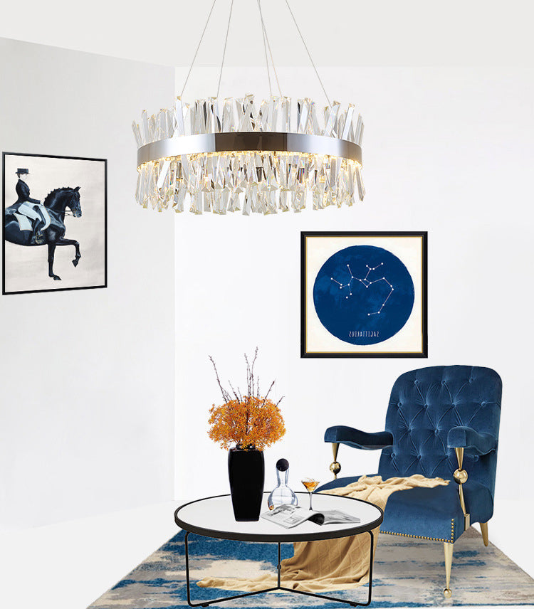 Round Crystal Chandelier