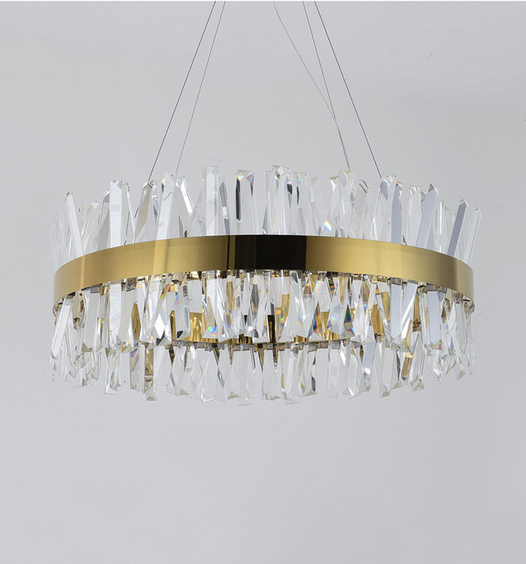 Round Crystal Chandelier