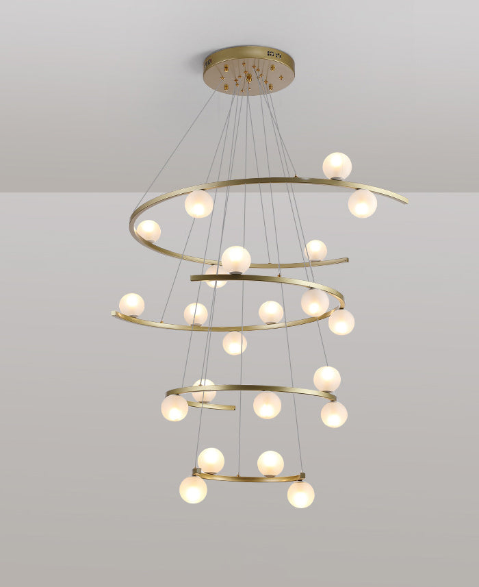 Tiered Rings Chandelier