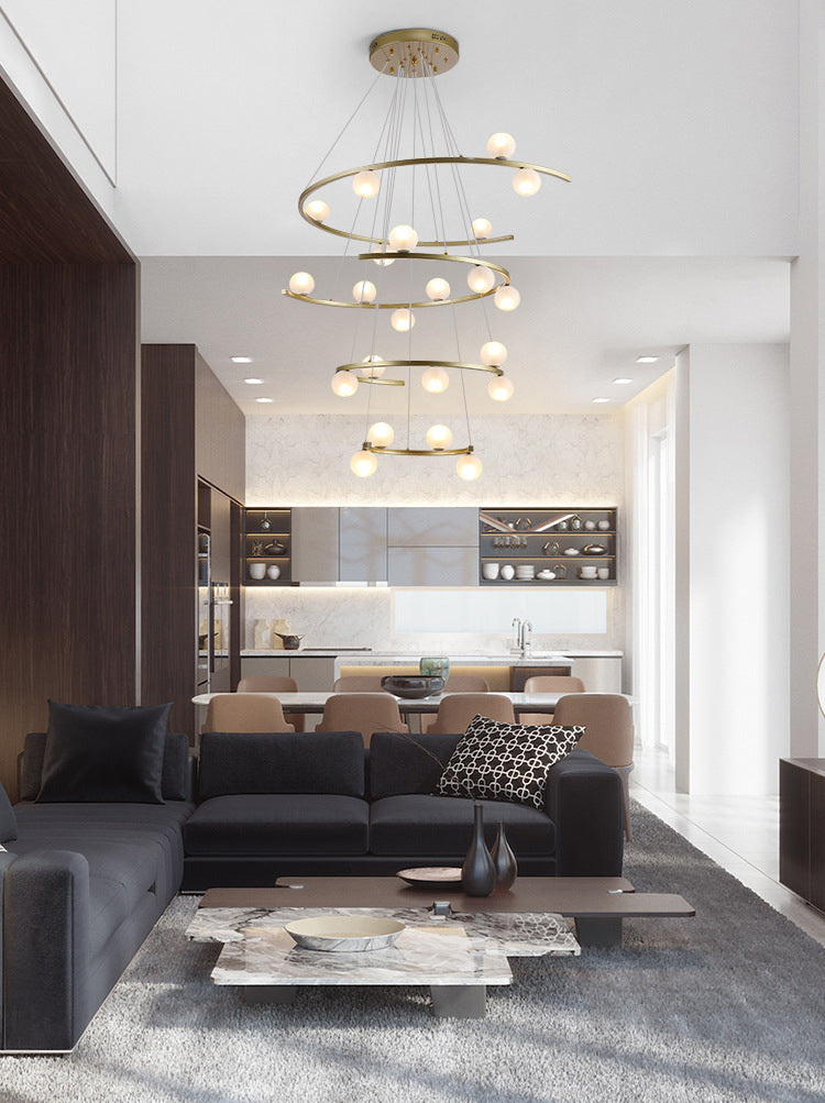 Tiered Rings Chandelier
