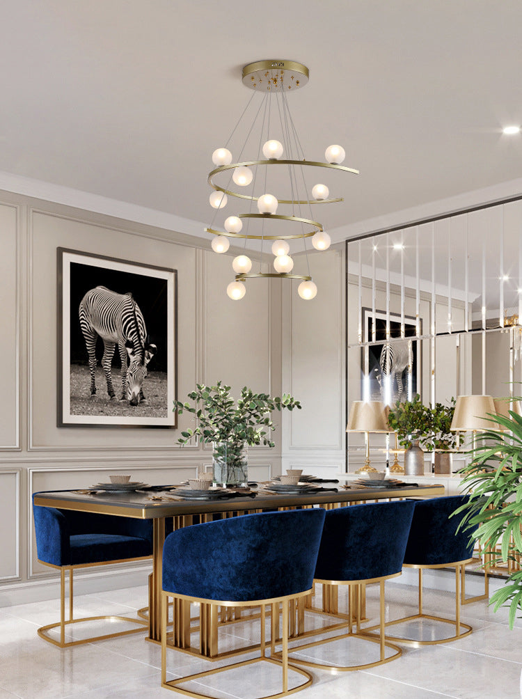 Tiered Rings Chandelier