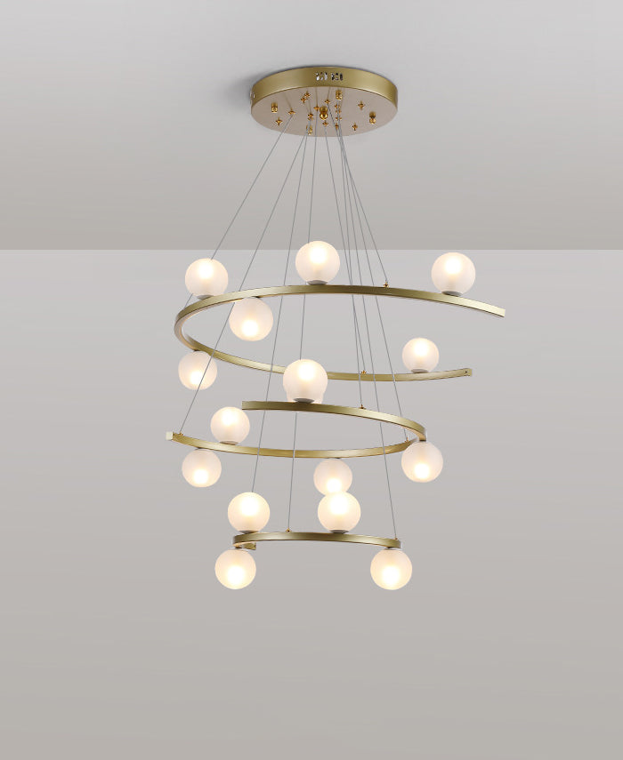 Tiered Rings Chandelier