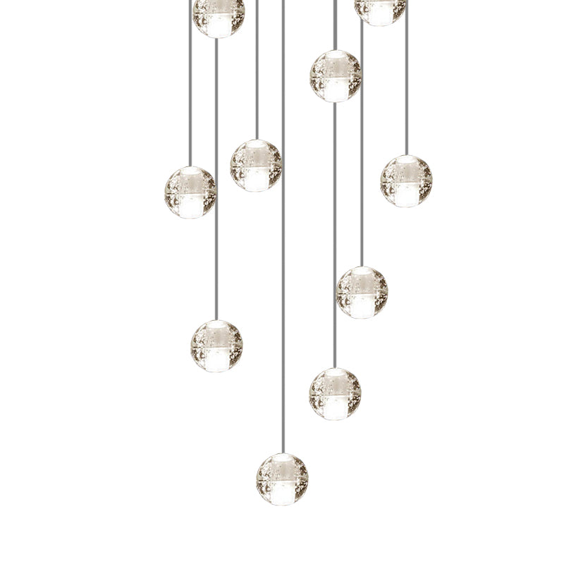 Crystal Globe Chandelier